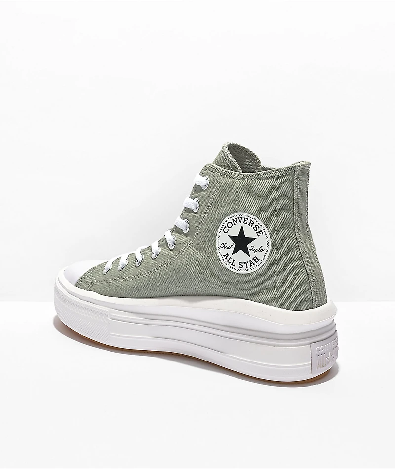 Converse CTAS Move High Top Slate Platform Shoes