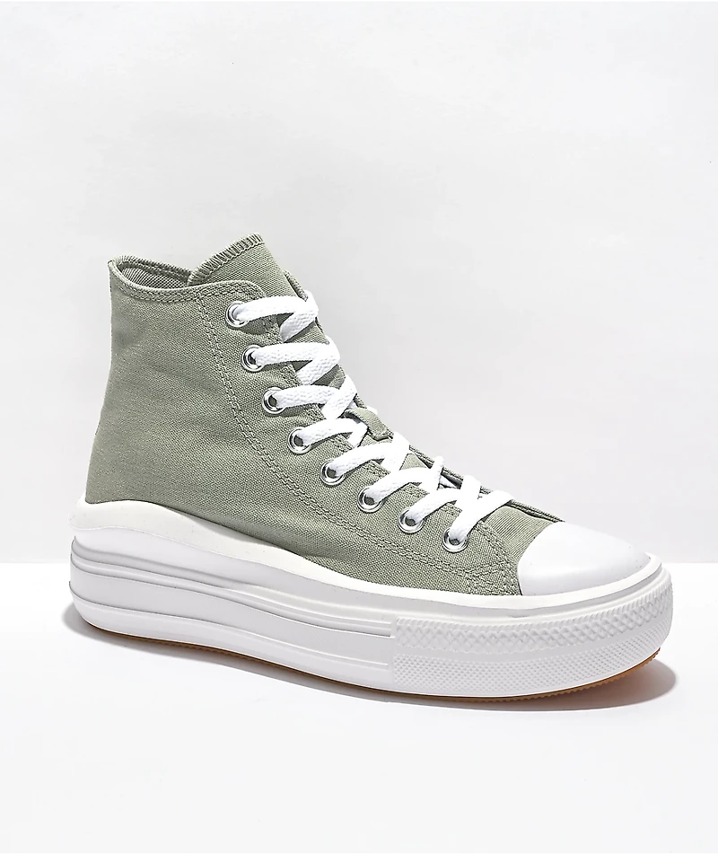 Converse CTAS Move High Top Slate Platform Shoes