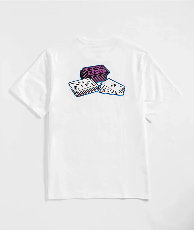Converse Card Skate White T-Shirt