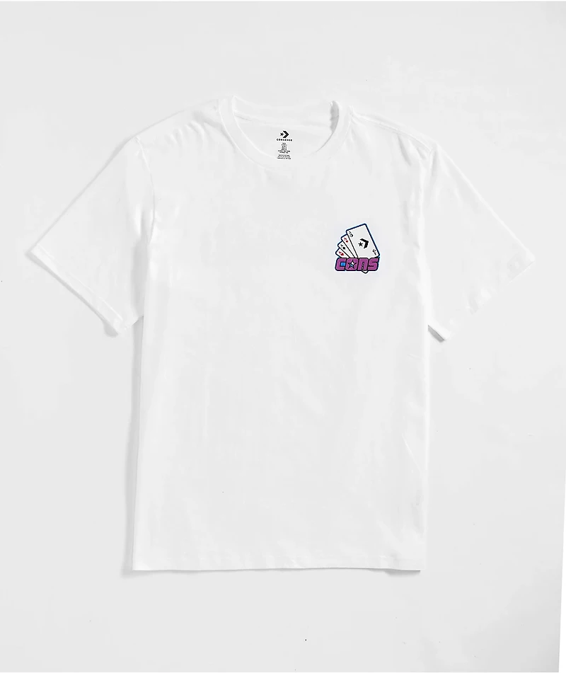 Converse Card Skate White T-Shirt