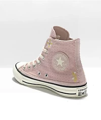 Converse Chuck Taylor All Star Autumn Embroidery Mauve High Top Shoes