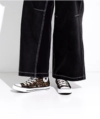Converse Chuck Taylor All Star Cheetah Print Brown & Black High Top Shoes