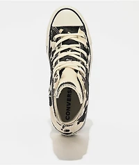 Converse Chuck Taylor All Star Cow Print Black & White High Top Shoes