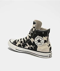 Converse Chuck Taylor All Star Cow Print Black & White High Top Shoes
