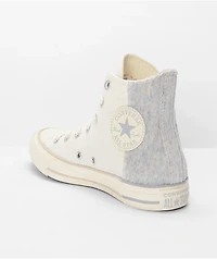 Converse Chuck Taylor All Star Cozy Utility Egret & Gravel High Top Shoes