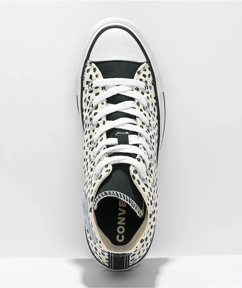 Converse Chuck Taylor All Star Creamy Leopard High Top Shoes