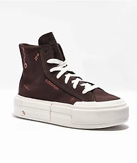 Converse Chuck Taylor All Star Cruise Tattoo Brown High Top Platform Shoes