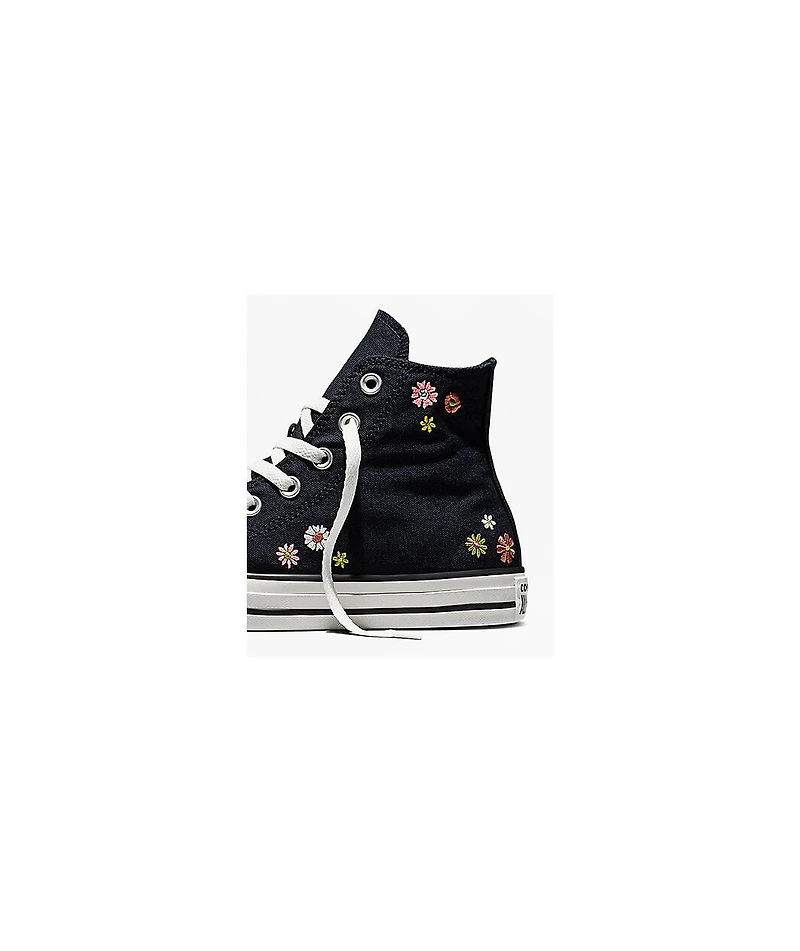 Converse Chuck Taylor All Star Flower Power Black High Top Shoes