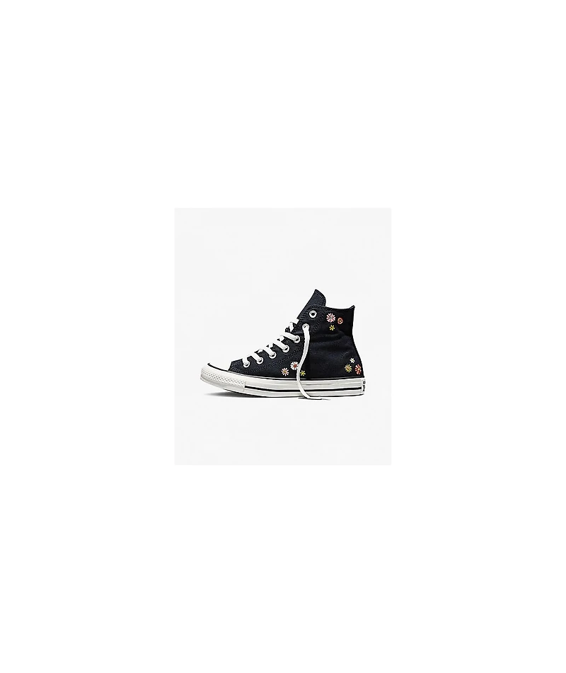 Converse Chuck Taylor All Star Flower Power Black High Top Shoes