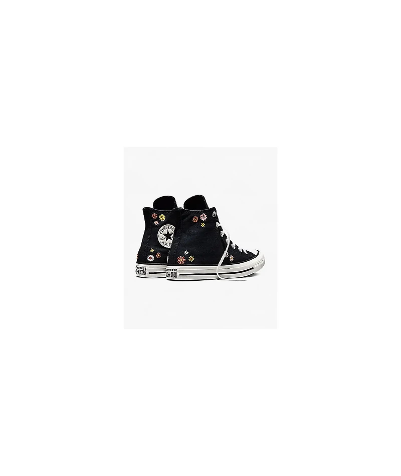 Converse Chuck Taylor All Star Flower Power Black High Top Shoes