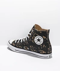 Converse Chuck Taylor All Star Hi Black & Hemp Dip Dye Shoes