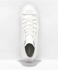 Converse Chuck Taylor All Star Lift Autumn Embroidery White High Top Platform Shoes