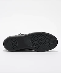 Converse Chuck Taylor All Star Lift Black & Total Eclipse Platform Leather Shoes