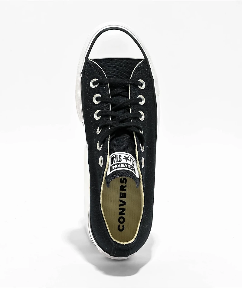 Converse Chuck Taylor All Star Lift Black & White Platform Shoes