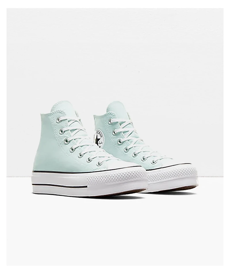 Converse Chuck Taylor All Star Lift Chance Of Rain Blue High Top Shoes