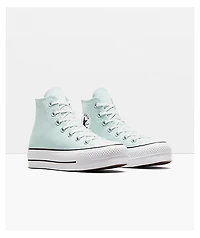 Converse Chuck Taylor All Star Lift Chance Of Rain Blue High Top Shoes