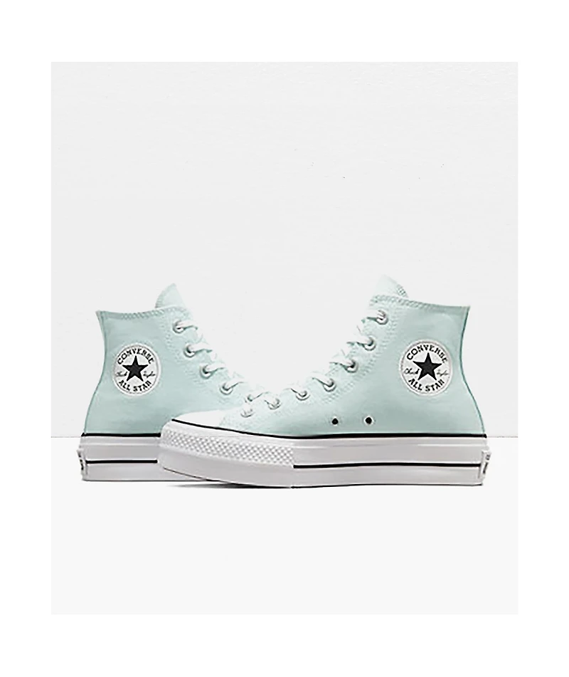 Converse Chuck Taylor All Star Lift Chance Of Rain Blue High Top Shoes