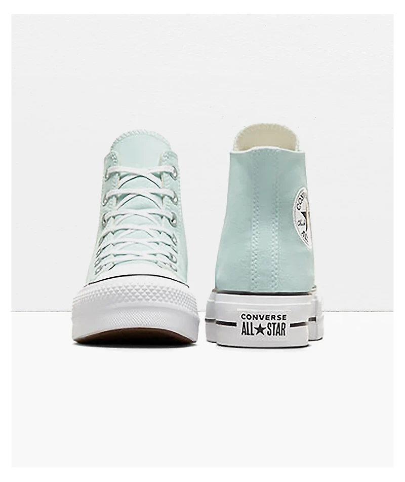 Converse Chuck Taylor All Star Lift Chance Of Rain Blue High Top Shoes
