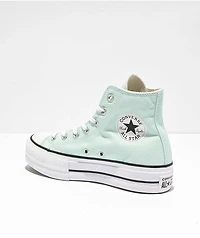 Converse Chuck Taylor All Star Lift Chance Of Rain Blue High Top Shoes