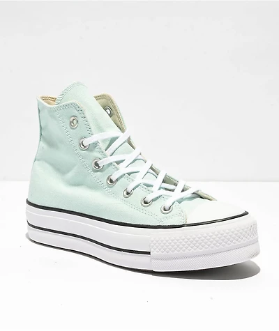 Converse Chuck Taylor All Star Lift Chance Of Rain Blue High Top Shoes