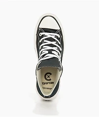 Converse Chuck Taylor All Star Lift Double Stack Black & White Platform Shoes
