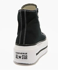Converse Chuck Taylor All Star Lift Double Stack Black & White Platform Shoes