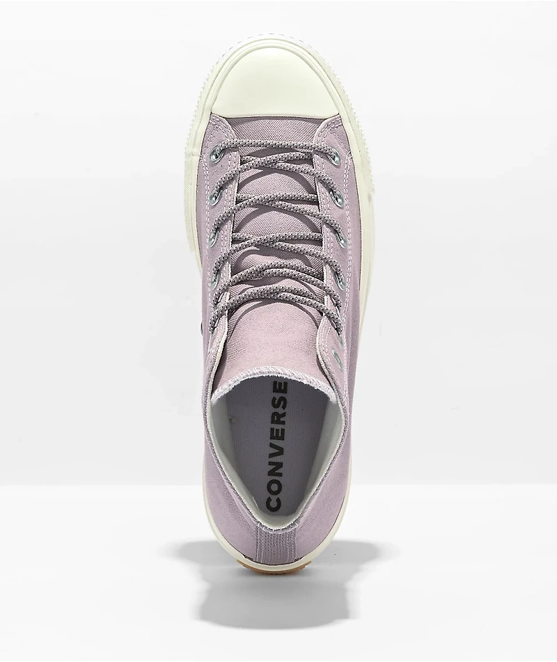 Converse Chuck Taylor All Star Lift Lucid Lilac High Top Platform Shoes