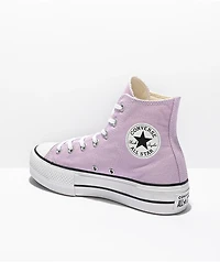 Converse Chuck Taylor All Star Lift Pale Amethyst High Top Platform Shoes