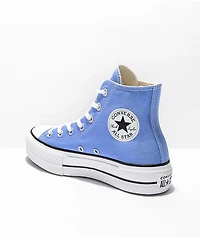 Converse Chuck Taylor All Star Lift Royal Pulse & White High Top Platform Shoes