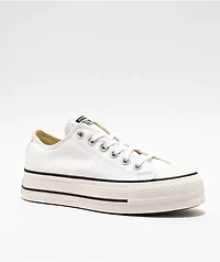 Converse Chuck Taylor All Star Lift White Platform Shoes