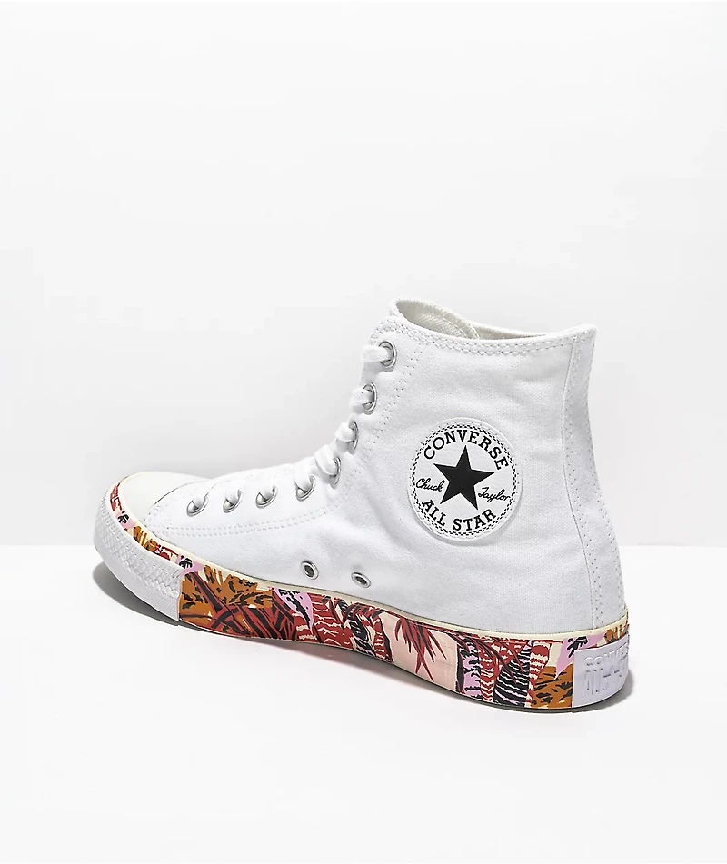 Converse Chuck Taylor All Star Lo-Fi Jungle White High Top Shoes