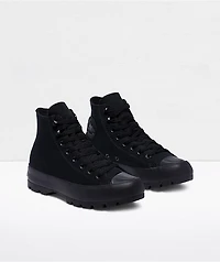 Converse Chuck Taylor All Star Lugged Black High Top Shoes