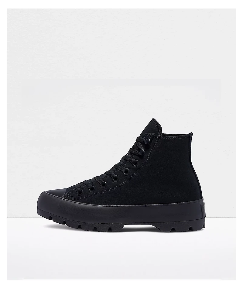 Converse Chuck Taylor All Star Lugged Black High Top Shoes