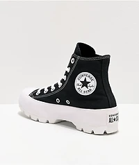 Converse Chuck Taylor All Star Lugged Black High Top Shoes
