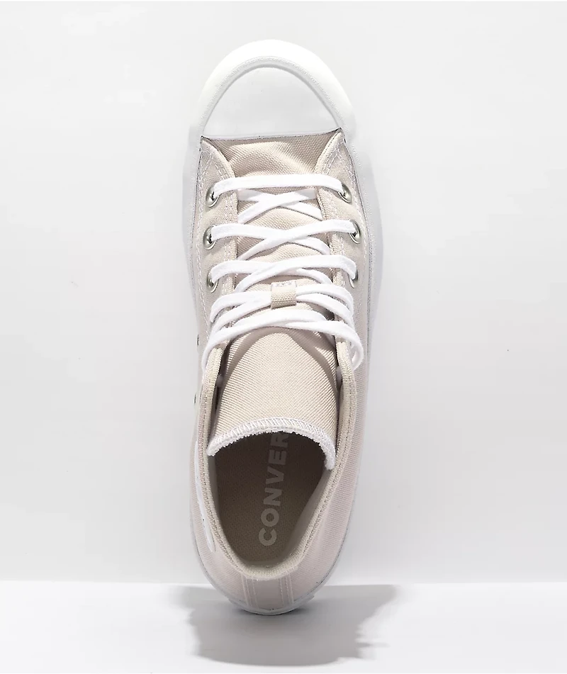 Converse Chuck Taylor All Star Lugged Desert Sand & White High Top Shoes