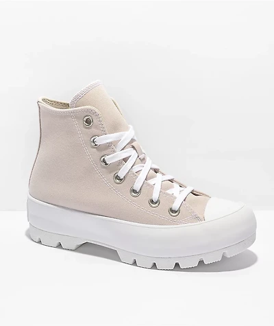 Converse Chuck Taylor All Star Lugged Desert Sand & White High Top Shoes