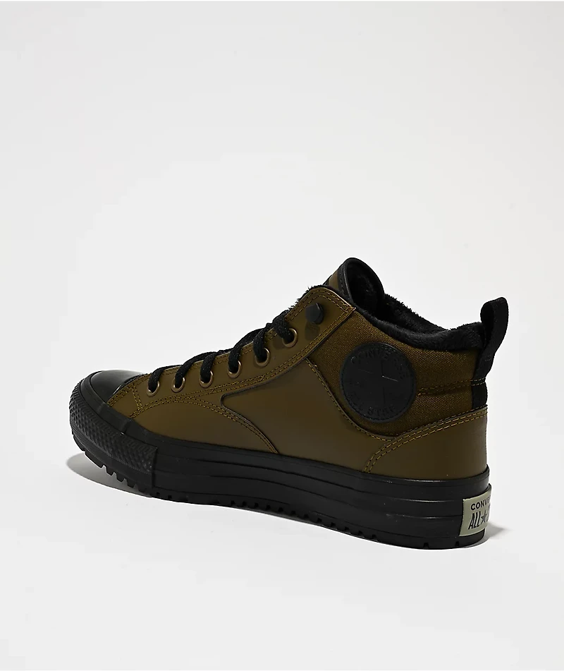 Converse Chuck Taylor All Star Malden Mid Surplus Olive & Black Street Boots