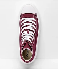 Converse Chuck Taylor All Star Move Dark Beetroot & White High Top Platform Shoes