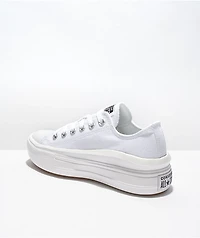 Converse Chuck Taylor All Star Move White Platform Shoes