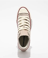 Converse Chuck Taylor All Star Papyrus, Egret, & Midnight Navy High Top Shoes