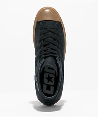 Converse Chuck Taylor All Star Pro Black & Gum Corduroy High Top Skate Shoes