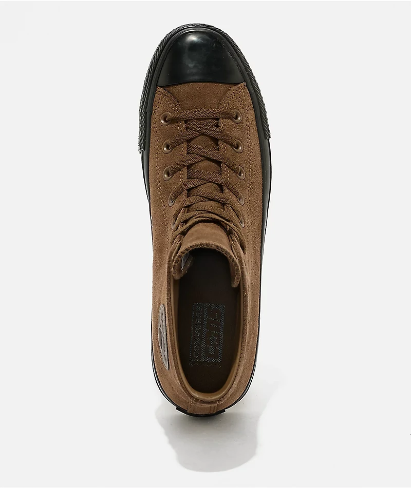 Converse Chuck Taylor All Star Pro Hi Grounded & Black Suede Skate Shoes