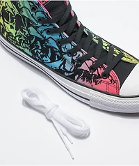 Converse Chuck Taylor All Star Pro Hyper Pink, Black & Blue High Top Skate Shoes