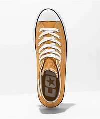 Converse Chuck Taylor All Star Pro Mid Sunflower Gold Suede Skate Shoes
