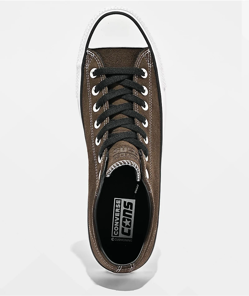 Converse Chuck Taylor All Star Pro Ox Suede Brown & White Shoes