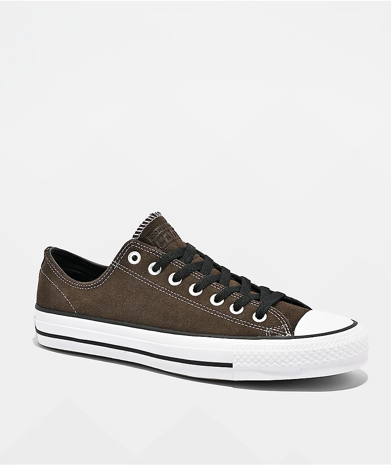 Converse Chuck Taylor All Star Pro Ox Suede Brown & White Shoes