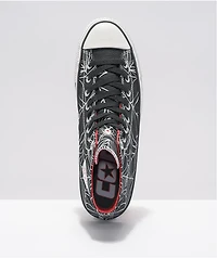 Converse Chuck Taylor All Star Pro Spiderweb Black & White High Top Skate Shoes