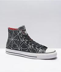 Converse Chuck Taylor All Star Pro Spiderweb Black & White High Top Skate Shoes