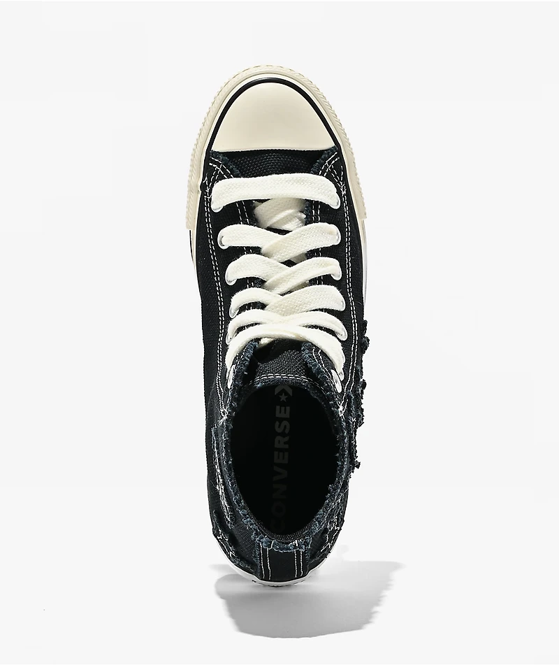 Converse Chuck Taylor All Star Starstruck Distressed Black High Top Shoes