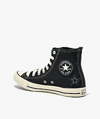 Converse Chuck Taylor All Star Starstruck Distressed Black High Top Shoes